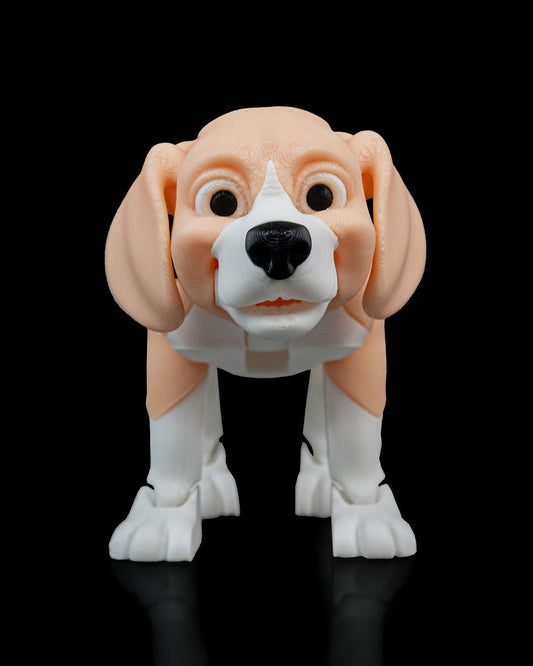 Barry the Beagle – fidget articulat printat 3D