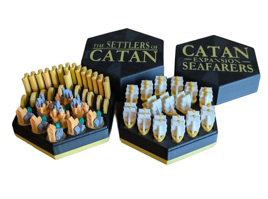 Organizator piese Catan imprimat 3D
