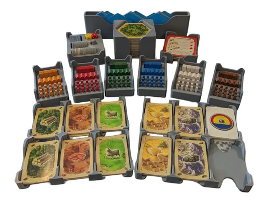 Organizator joc Catan imprimat 3D